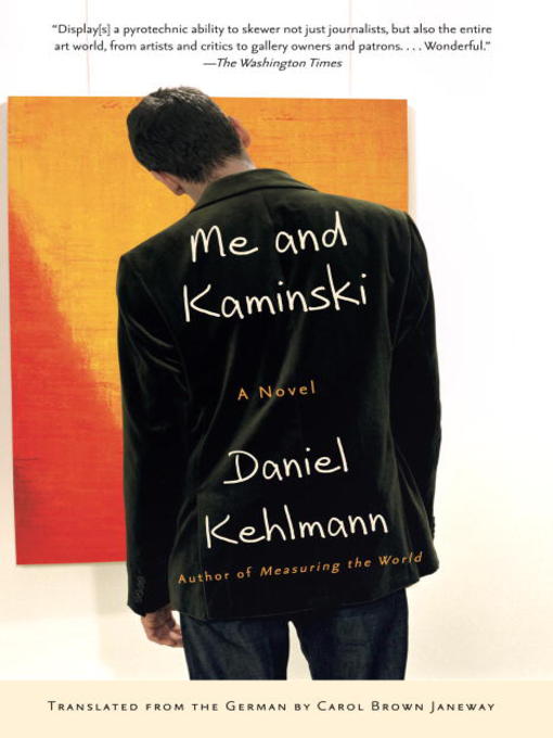 Title details for Me and Kaminski by Daniel Kehlmann - Wait list